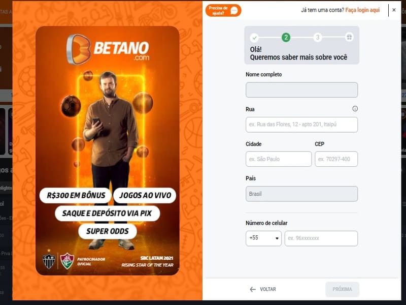 Rellene los datos básicos solicitados