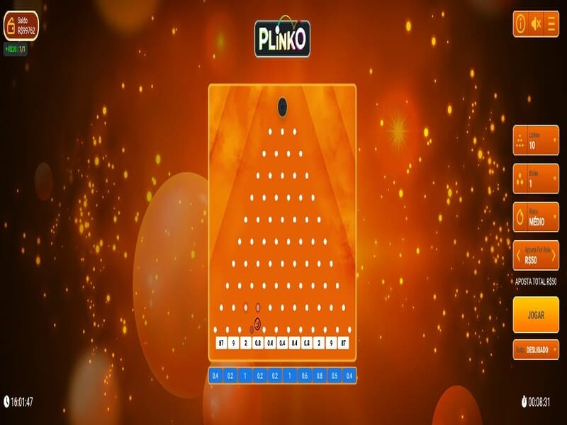 Slutsats om spelet Plinko Betano