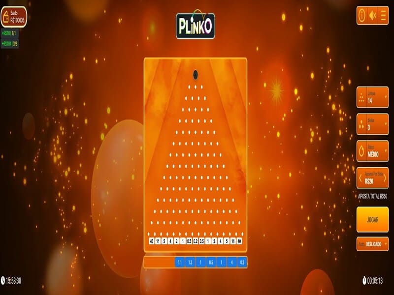 Design av Plinko hos Betano