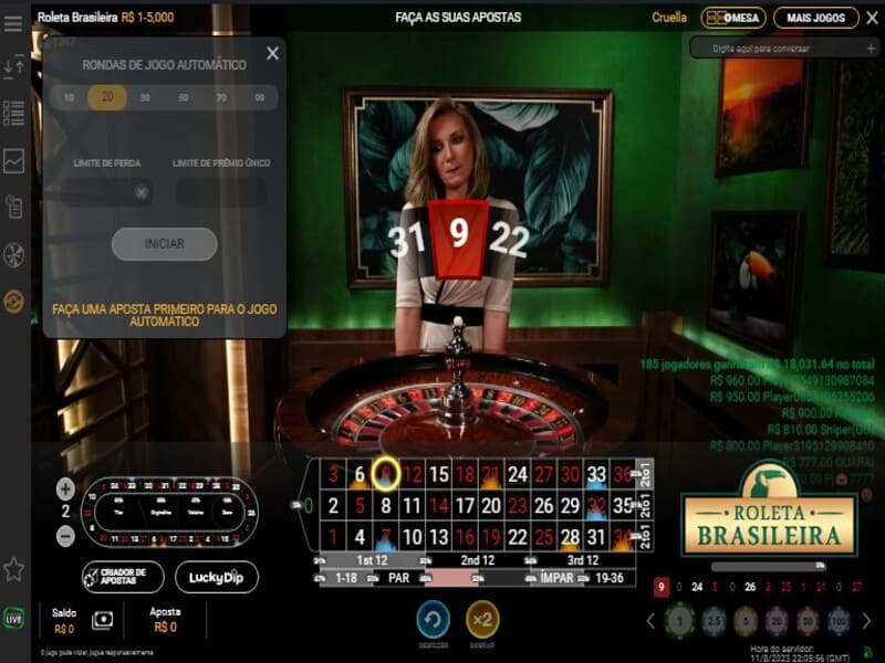 Tácticas y Estrategias de la Ruleta Brasileña de Betano