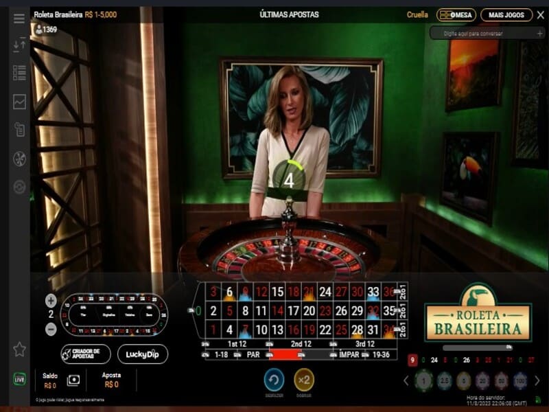 Reglas de la Ruleta Brasileña de Betano