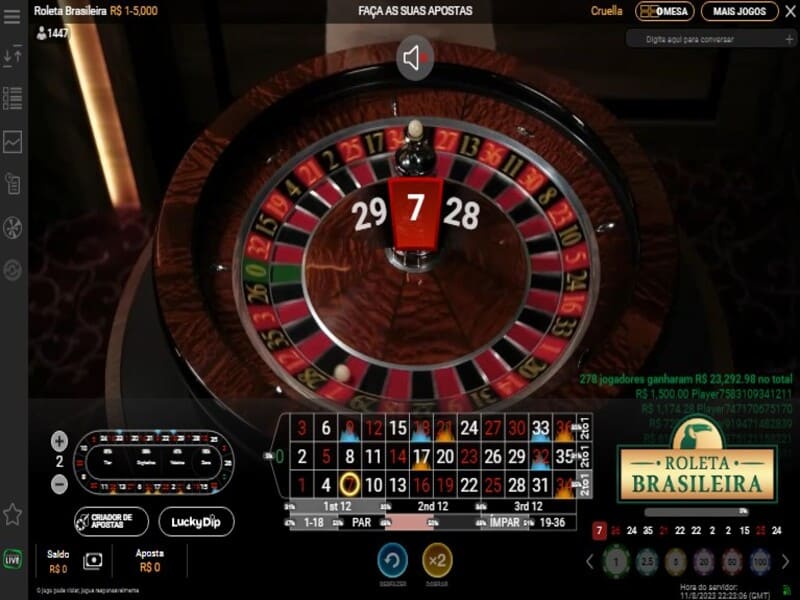 Dónde jugar a la Ruleta Brasileña de Betano