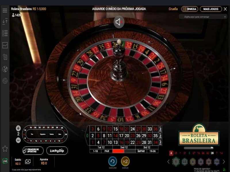 Características de la Ruleta Brasileña de Betano