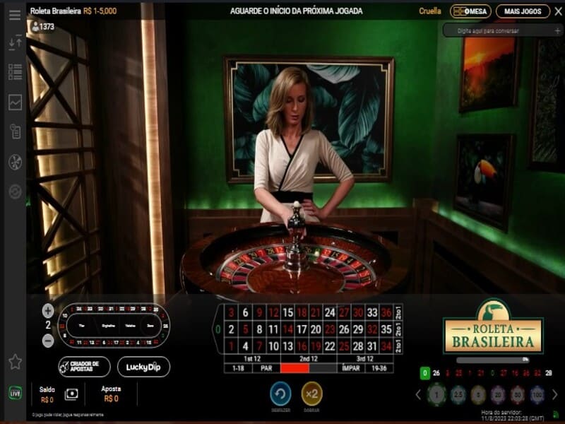 Funciones de la Ruleta Brasileña de Betano