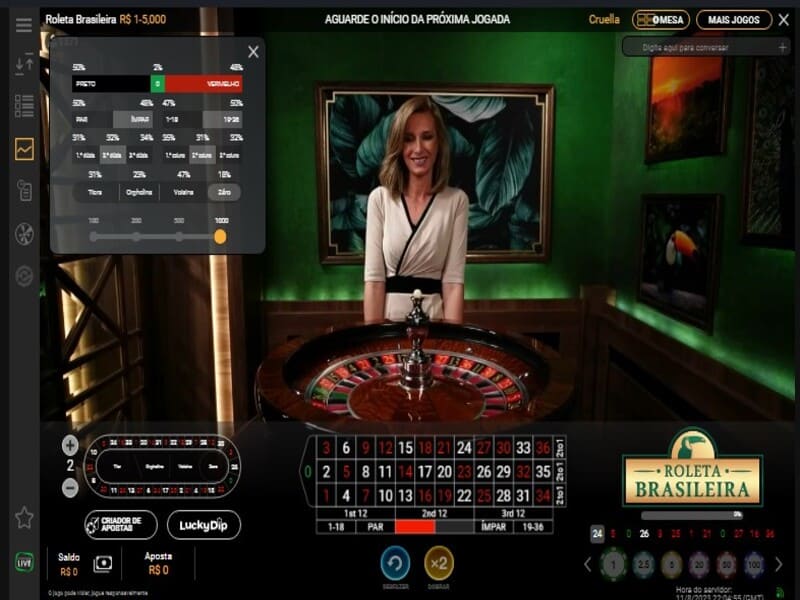 Variaciones de la Ruleta Brasileña de Betano